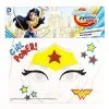 Spirit Halloween Wonder Woman Face Tattoo - DC Super Hero Girls -Spooky Costume Store 01330539 a