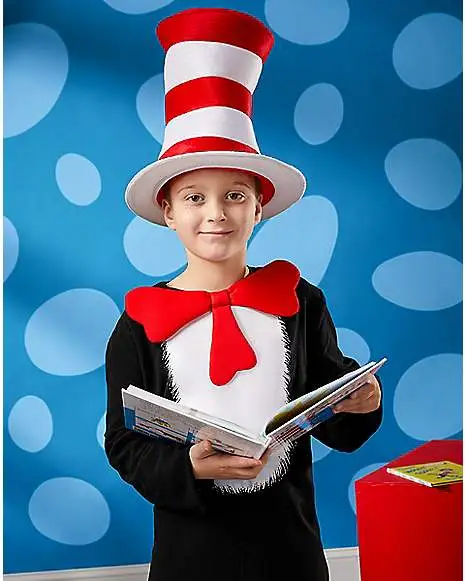 Spirit Halloween Kids Cat In The Hat Costume - Dr. Seuss 3 Spirit Halloween Kids Cat In The Hat Costume - Dr. Seuss