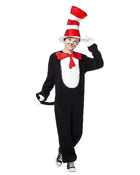 Spirit Halloween Kids Cat In The Hat Costume - Dr. Seuss 4 Spirit Halloween Kids Cat In The Hat Costume - Dr. Seuss - Image 2