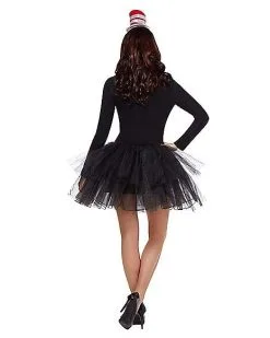 Spirit Halloween Adult Cat In The Hat Tutu Dress - Dr. Seuss 8 Spirit Halloween Adult Cat In The Hat Tutu Dress - Dr. Seuss -Spooky Costume Store 01333194 c