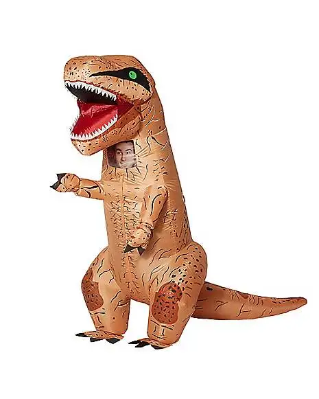 Spirit Halloween Adult Donny The Dinosaur Inflatable Costume 3 Spirit Halloween Adult Donny The Dinosaur Inflatable Costume