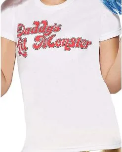 Spirit Halloween Daddys Lil Monster T Shirt - Suicide Squad -Spooky Costume Store 01339092 c