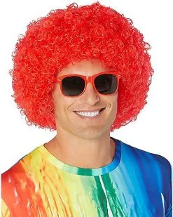 Spirit Halloween Red Curly Wig 8 Spirit Halloween Red Curly Wig -Spooky Costume Store 01340272 c