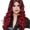 Spirit Halloween Burgundy Ombre Wig -Spooky Costume Store 01340918 a