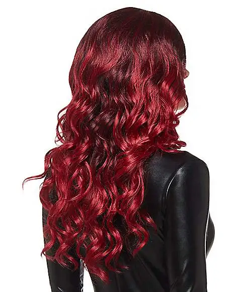 Spirit Halloween Burgundy Ombre Wig 4 Spirit Halloween Burgundy Ombre Wig - Image 2