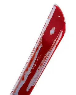 Spirit Halloween Bleeding Machete -Spooky Costume Store 01341601 c