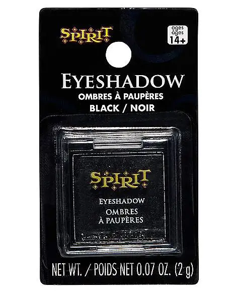 Spirit Halloween Black Glitter Eyeshadow Palatte 3 Spirit Halloween Black Glitter Eyeshadow Palatte