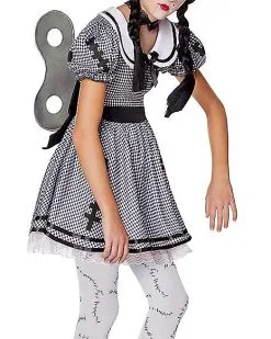 Spirit Halloween Kids Wind-Up Doll Costume 9 Spirit Halloween Kids Wind-Up Doll Costume -Spooky Costume Store 01346238 d