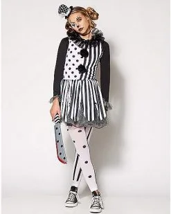 Spirit Halloween Adult Twisted Trickster Clown Costume -Spooky Costume Store 01346444 a