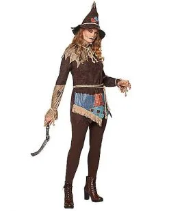 Spirit Halloween Adult Creepy Scarecrow Costume -Spooky Costume Store 01346618 c