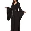 Spirit Halloween Adult Black Hooded Dress -Spooky Costume Store 01346998 a
