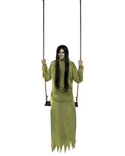 Spirit Halloween Empty Soul Girl On A Swing Static Prop -Spooky Costume Store 01347228 c