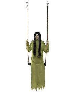 Spirit Halloween Empty Soul Girl On A Swing Static Prop -Spooky Costume Store 01347228 d