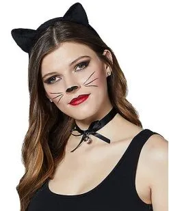 Spirit Halloween Bell Bow Choker Necklace
