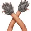Spirit Halloween Faux Fur Wolf Gloves -Spooky Costume Store 01352293 a