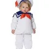 Spirit Halloween Baby Belly Stay Puft Marshmallow Costume - Ghostbusters -Spooky Costume Store 01355965 a