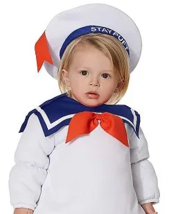 Spirit Halloween Baby Belly Stay Puft Marshmallow Costume - Ghostbusters -Spooky Costume Store 01355965 c
