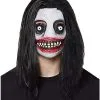 Spirit Halloween Demented Grinning Killer Half Mask -Spooky Costume Store 01358357 a