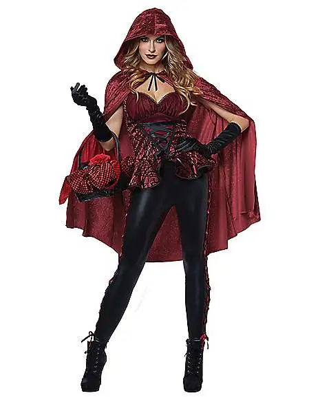 Spirit Halloween Adult Big Bad Red Costume 4 Spirit Halloween Adult Big Bad Red Costume - Image 2