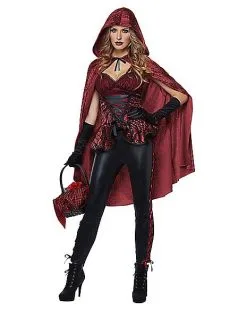 Spirit Halloween Adult Big Bad Red Costume 7 Spirit Halloween Adult Big Bad Red Costume -Spooky Costume Store 01359058 c