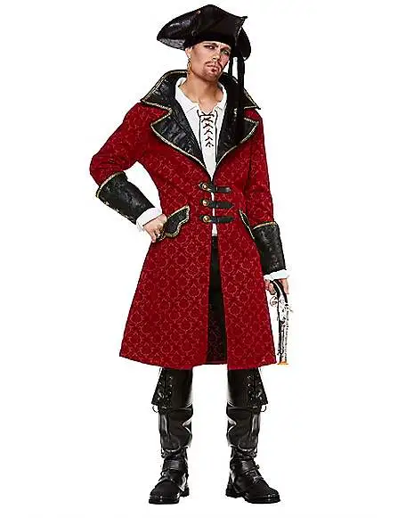 Spirit Halloween Red Pirate Jacket 3 Spirit Halloween Red Pirate Jacket