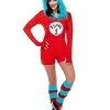 Spirit Halloween Adult Thing 1 And Thing 2 Romper Costume - Dr. Seuss -Spooky Costume Store 01360049 a
