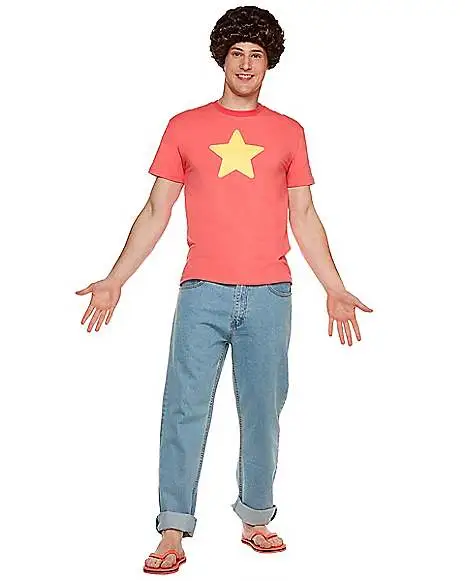 Spirit Halloween Adult Steven Costume - Steven Universe 5 Spirit Halloween Adult Steven Costume - Steven Universe - Image 3