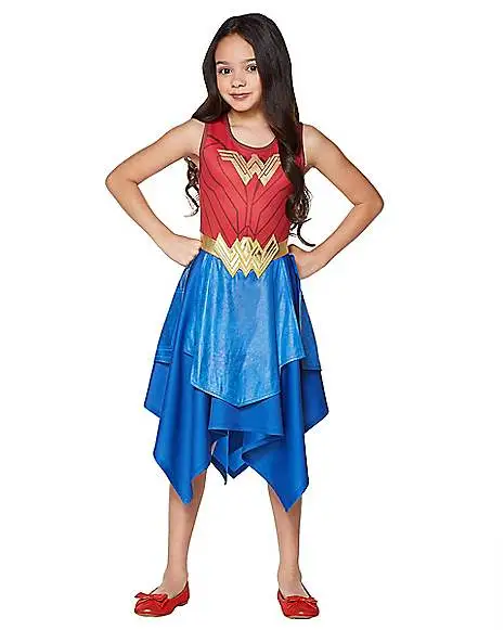 Spirit Halloween Kids Wonder Woman Costume Dress - DC Comics 3 Spirit Halloween Kids Wonder Woman Costume Dress - DC Comics