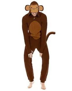 Spirit Halloween Adult Monkey Union Suit