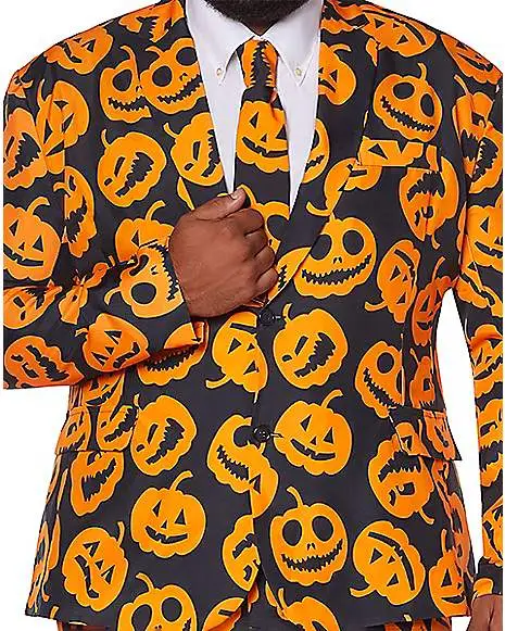 Spirit Halloween Adult Jack-O-Lantern Plus Size Suit 4 Spirit Halloween Adult Jack-O-Lantern Plus Size Suit - Image 2