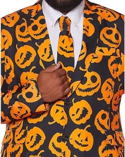 Spirit Halloween Adult Jack-O-Lantern Plus Size Suit 7 Spirit Halloween Adult Jack-O-Lantern Plus Size Suit -Spooky Costume Store 01381524 c