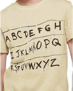 Spirit Halloween Kids Stranger Things Alphabet Wall T Shirt - Stranger Things -Spooky Costume Store 01381797 d