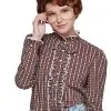 Spirit Halloween Adult Ruffle Barb Shirt - Stranger Things -Spooky Costume Store 01382225 a
