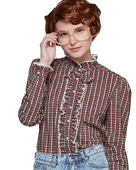 Spirit Halloween Adult Ruffle Barb Shirt - Stranger Things 3 Spirit Halloween Adult Ruffle Barb Shirt - Stranger Things