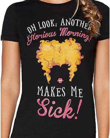 Spirit Halloween Glorious Morning T Shirt - Hocus Pocus 5 Spirit Halloween Glorious Morning T Shirt - Hocus Pocus - Image 3