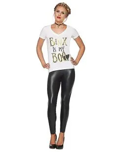 Spirit Halloween Binx Is My Boo T Shirt - Hocus Pocus 9 Spirit Halloween Binx Is My Boo T Shirt - Hocus Pocus -Spooky Costume Store 01383769 d