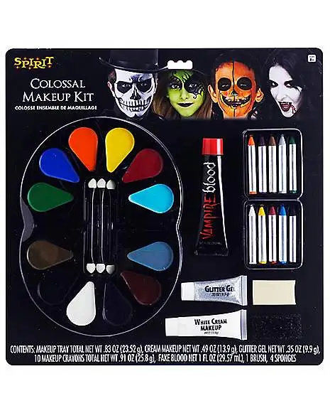 Spirit Halloween Colossal Festive Makeup Kit 3 Spirit Halloween Colossal Festive Makeup Kit