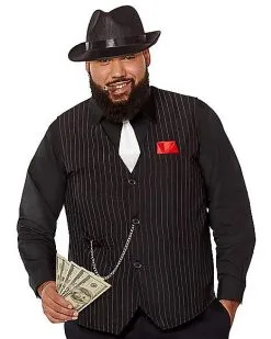 Spirit Halloween Gangster Vest 10 Spirit Halloween Gangster Vest -Spooky Costume Store 01387521 f