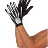 Spirit Halloween Black Skeleton Gloves -Spooky Costume Store 01388875 a