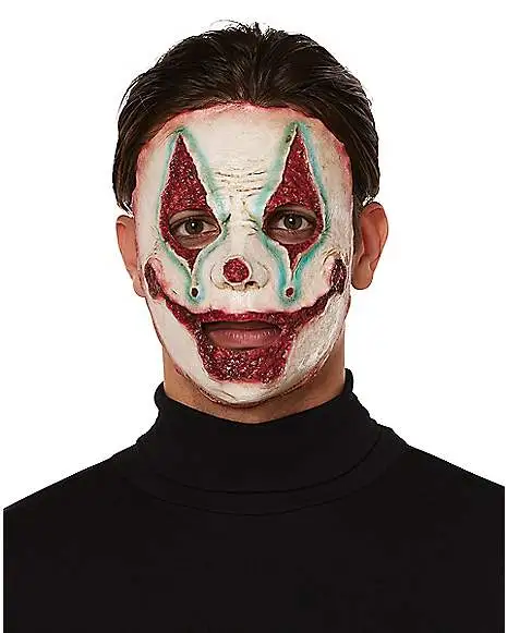 Spirit Halloween Killer Clown Half Mask 3 Spirit Halloween Killer Clown Half Mask