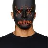 Spirit Halloween Light Up EL Wire X Eyes Mask -Spooky Costume Store 01390046 a