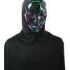 Spirit Halloween Iridescent Metallic Hooded Mask -Spooky Costume Store 01391473 a