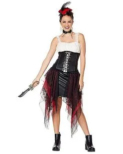 Spirit Halloween Pirate Skirt -Spooky Costume Store 01397769 c