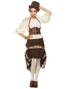 Spirit Halloween Steampunk Waist Cincher -Spooky Costume Store 01400126 d