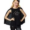 Spirit Halloween Fourth Sanderson Sister Caped T Shirt - Hocus Pocus