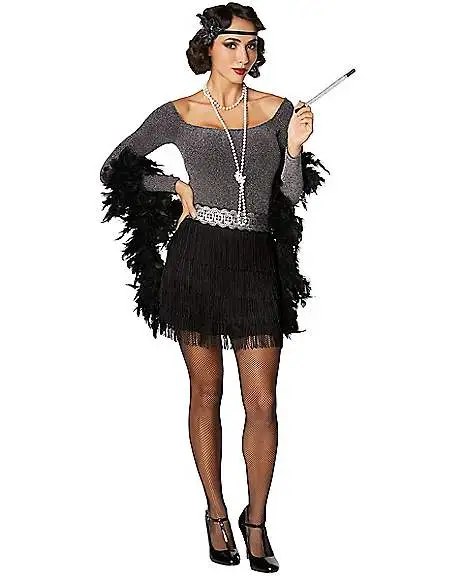 Spirit Halloween Flapper Costume Kit 3 Spirit Halloween Flapper Costume Kit