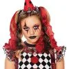 Spirit Halloween Red And Black Curly Clips Hair Extensions -Spooky Costume Store 01403526 a