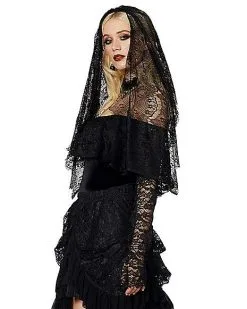 Spirit Halloween Lace Veil