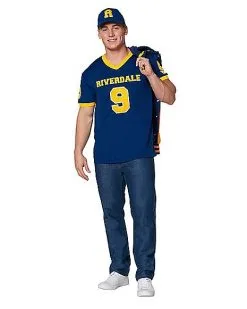 Spirit Halloween Riverdale Football Jersey - Archie Comics -Spooky Costume Store 01407378 d