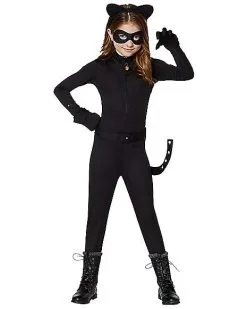 Spirit Halloween Kids Cat Noir Costume - Miraculous Ladybug -Spooky Costume Store 01407485 c